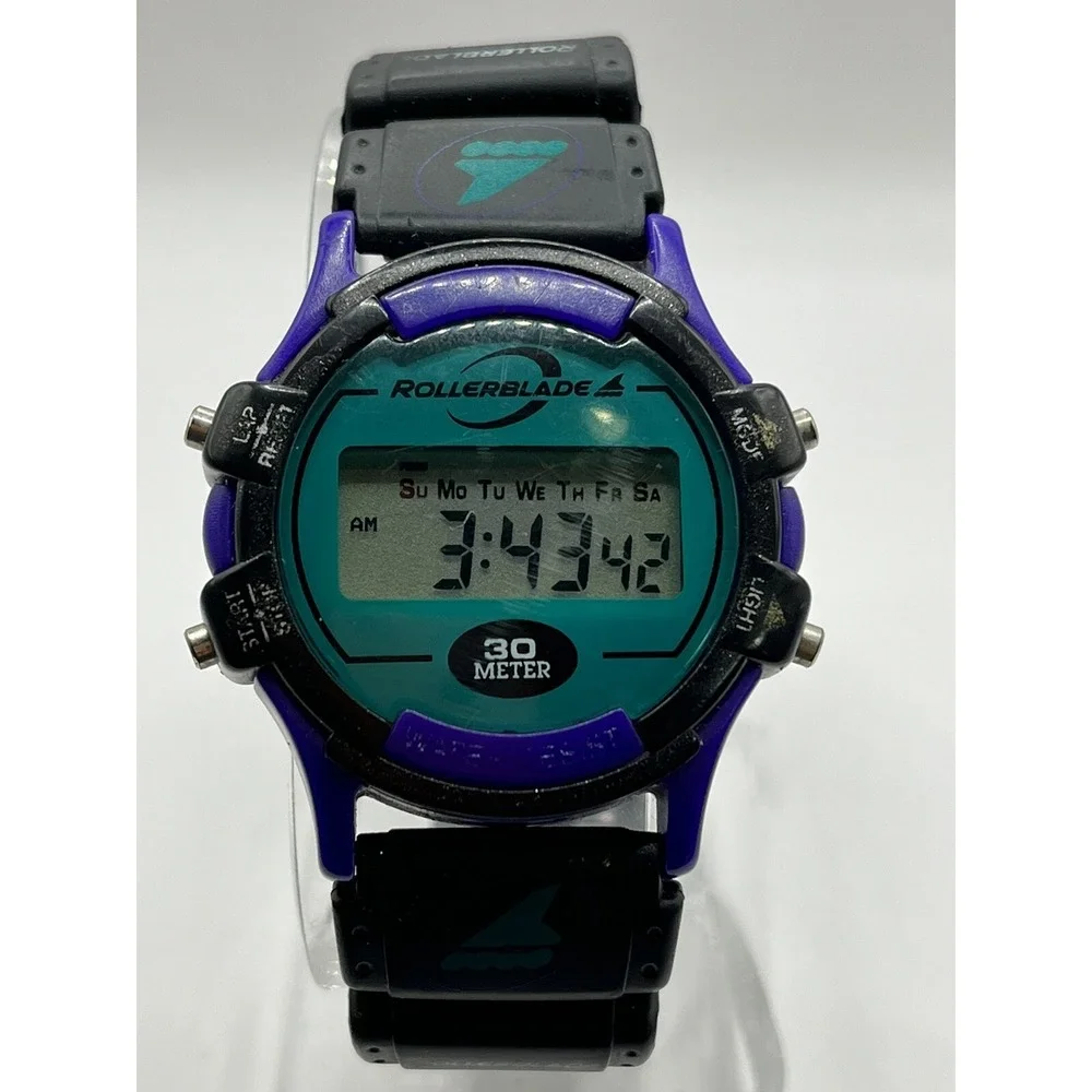 Vintage RARE 1996 Rollerblade Cap'n Crunch Digital Promo Watch- New‎ Battery